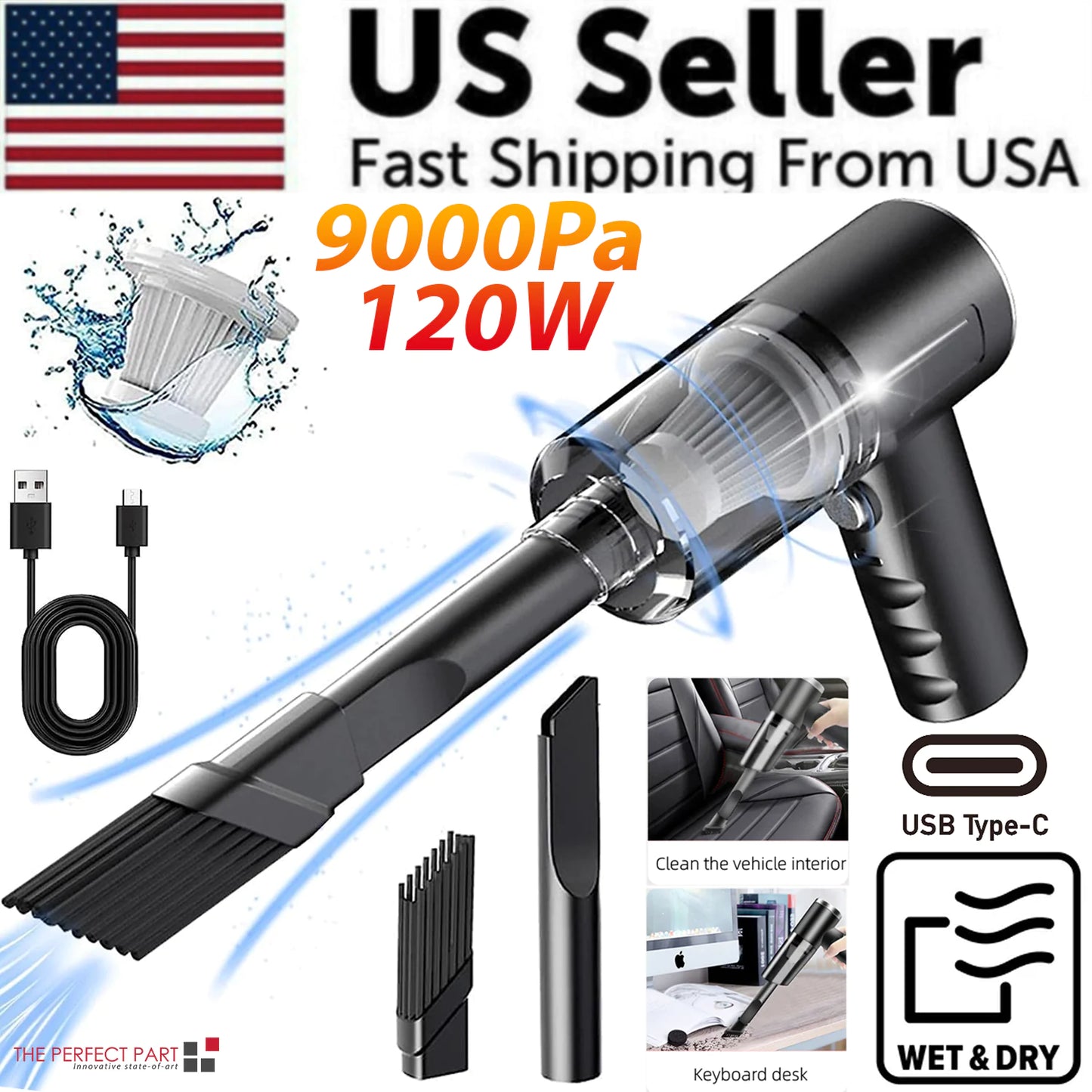 Mini Wireless Vacuum Cleaner